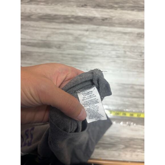 LA Lakers Hardwood Classics T-Shirt - Women's XL Gray - Picture 7 of 10